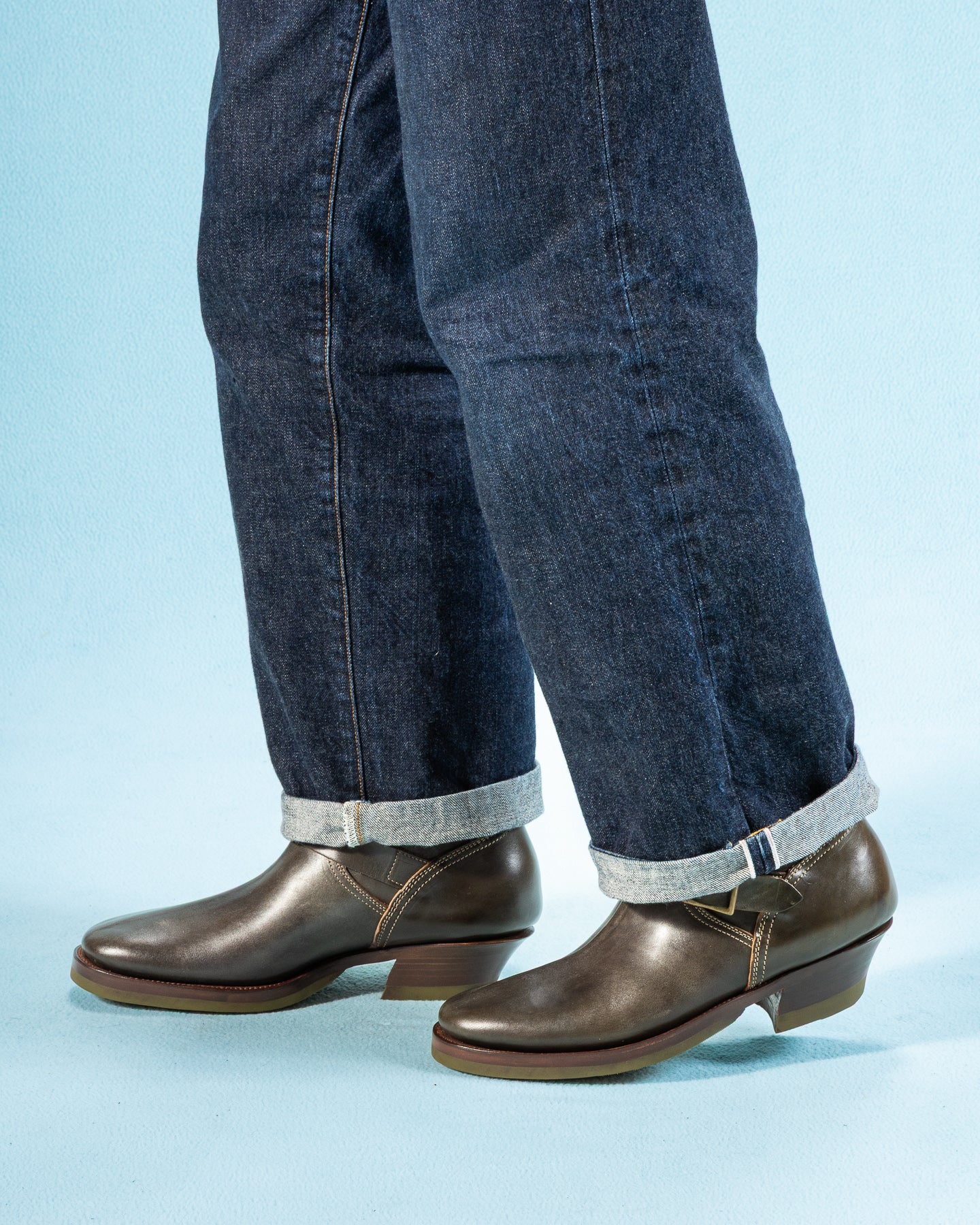 Clinch Boots Engineer Boots - Green Overdyed Horsebutt - CN Wide Last - Standard & Strange