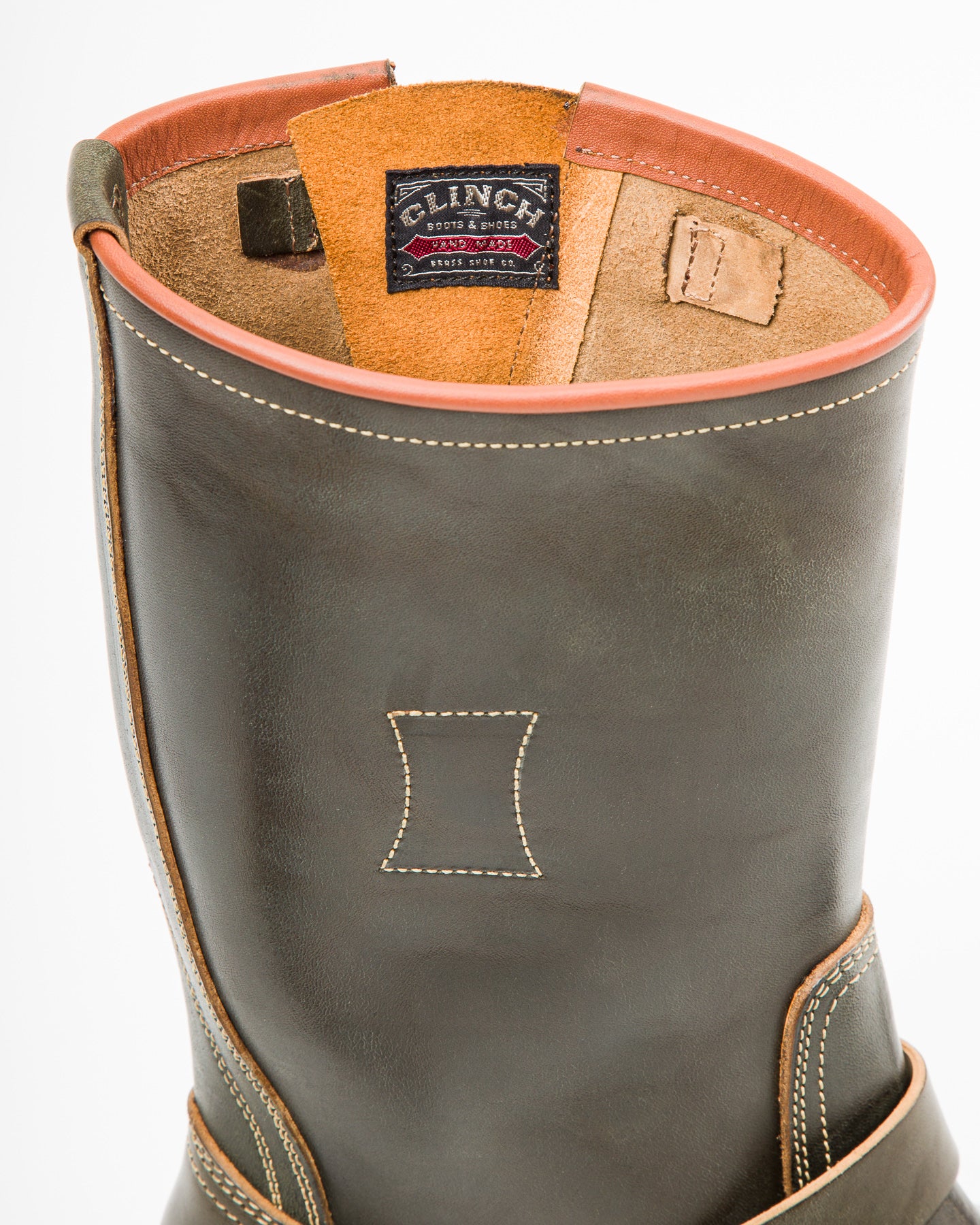 Clinch Boots Engineer Boots - Green Overdyed Horsebutt - CN Wide Last - Standard & Strange