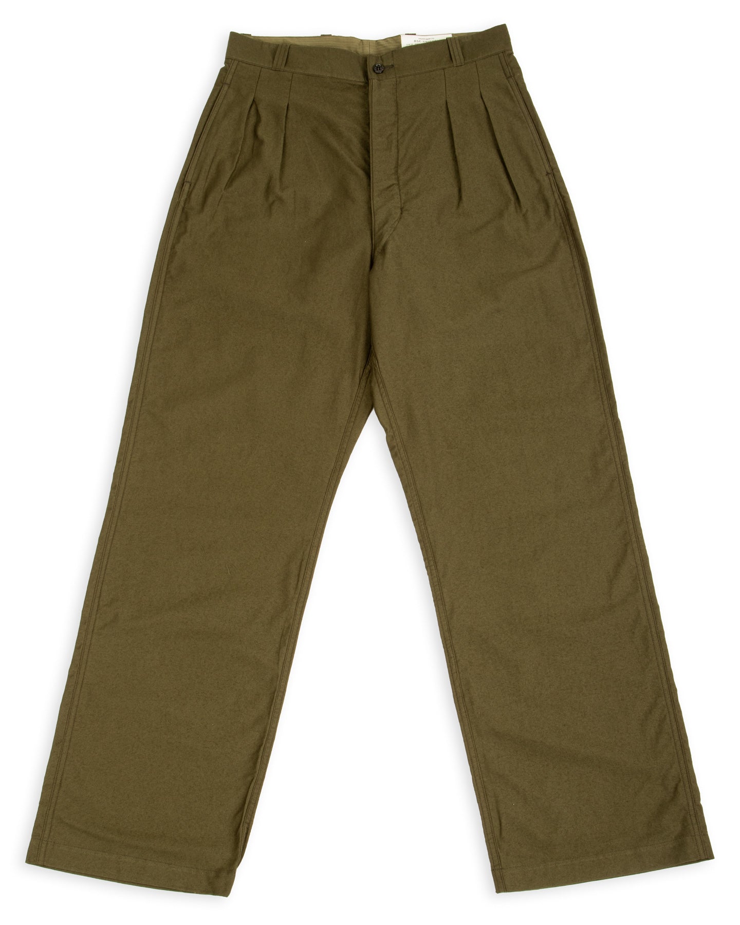 Clinch Boots BSC Uniform Light Moleskin French Work Pants - Green - Standard & Strange