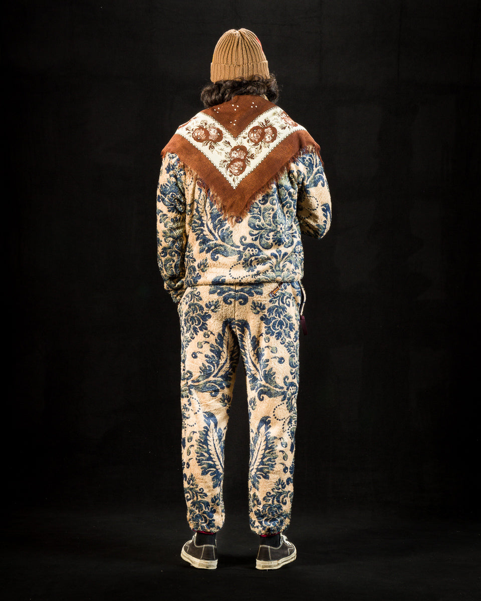 Kapital DAMASK Fleece ZIP Blouson - Beige - Standard & Strange