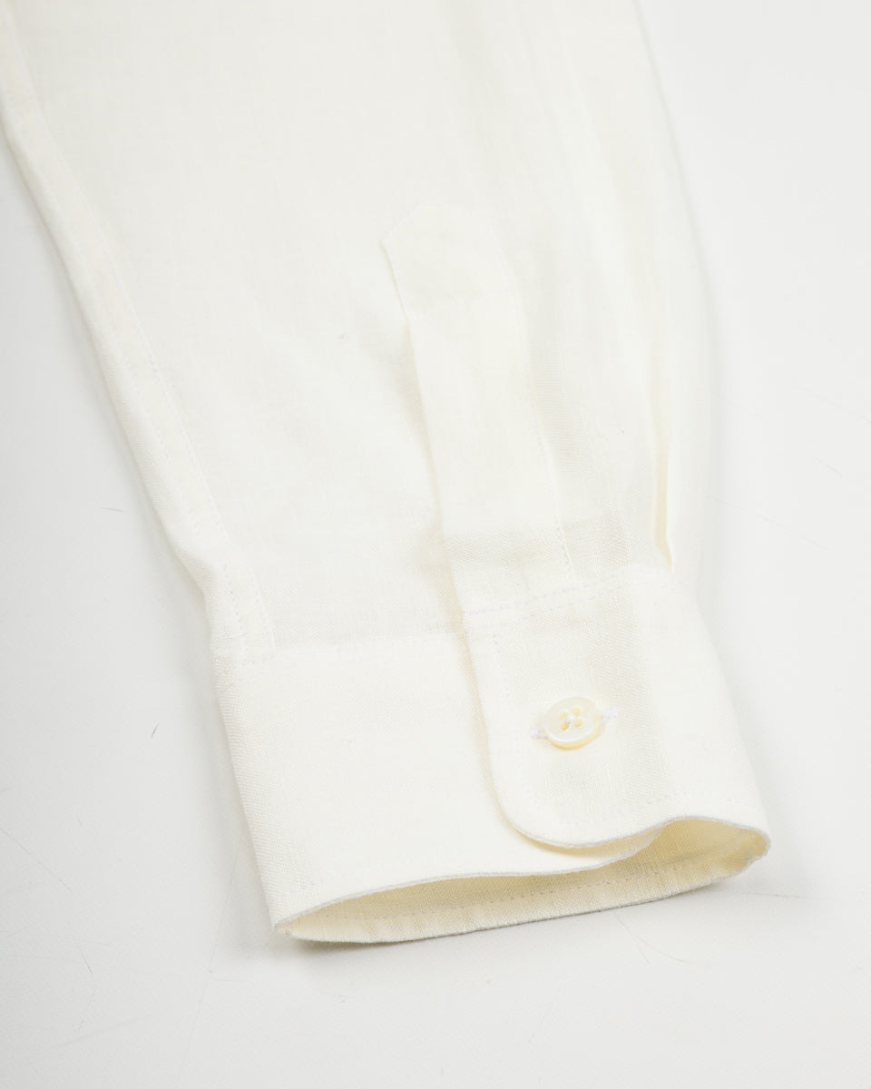 De Bonne Facture Essential Shirt - Off White Belgian Light Linen - Standard & Strange