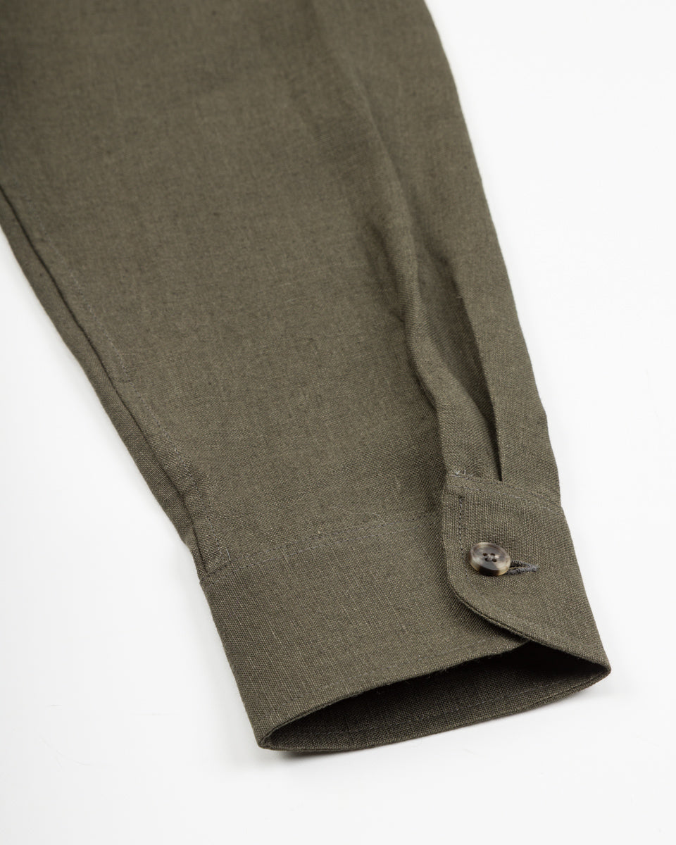 De Bonne Facture Two Pocket Overshirt - Arabica Belgian Linen - Standard & Strange