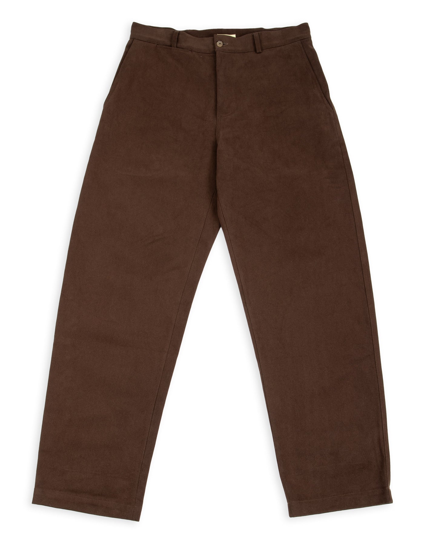 Balloon Trousers - Bark Brown Heavy Cotton Drill – Standard & Strange