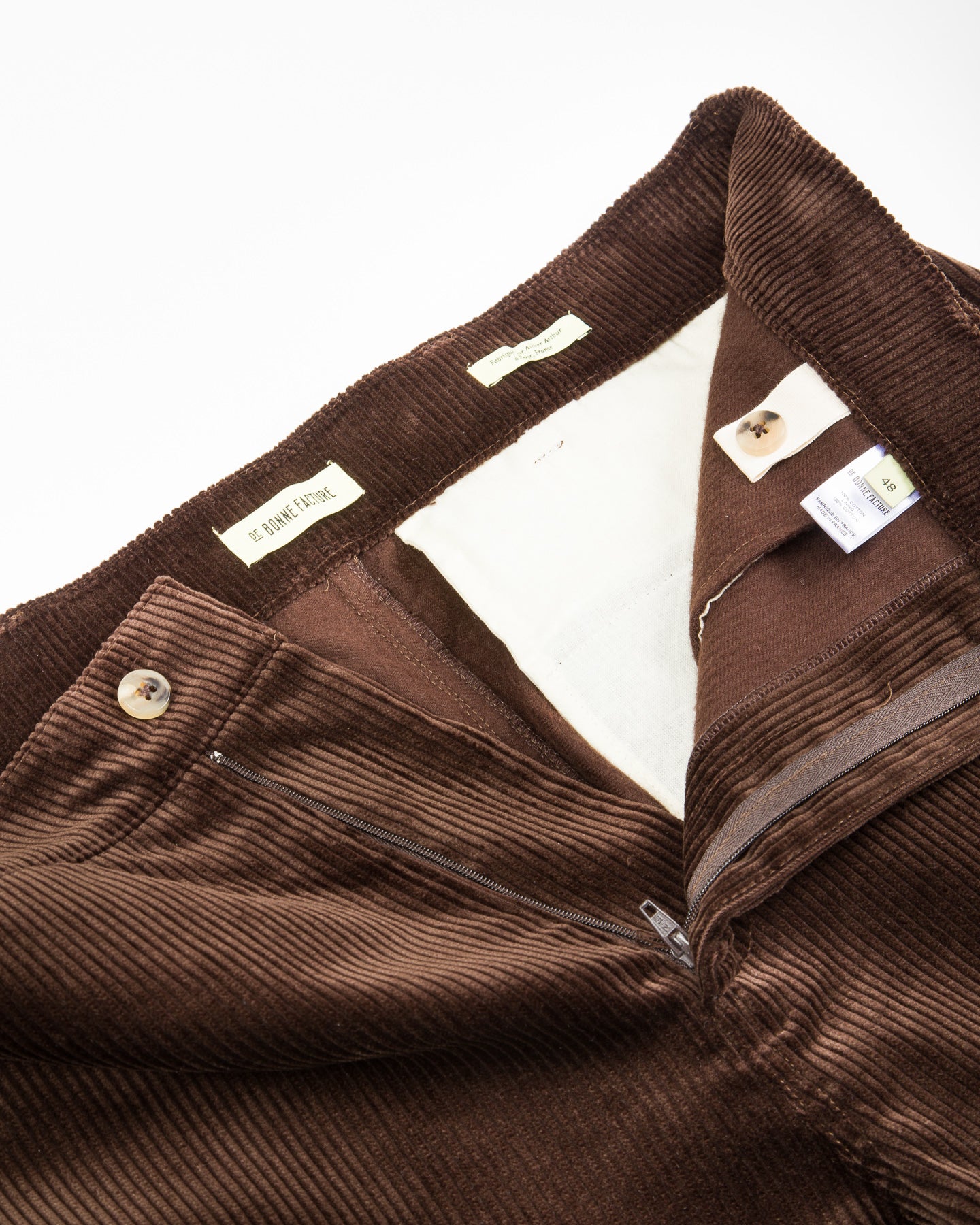De Bonne Facture Balloon Trousers - Brown Corduroy - Standard & Strange