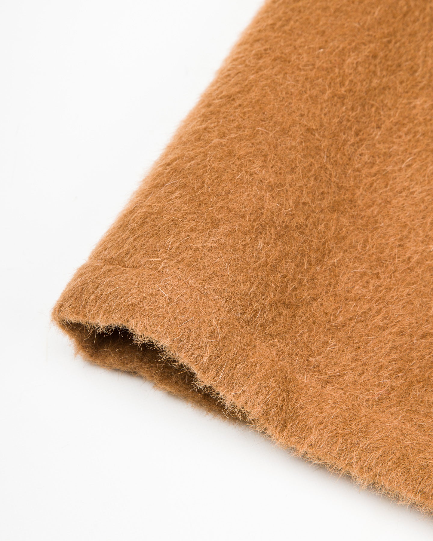 De Bonne Facture Grandad Coat - Pecan Alpaca - Standard & Strange