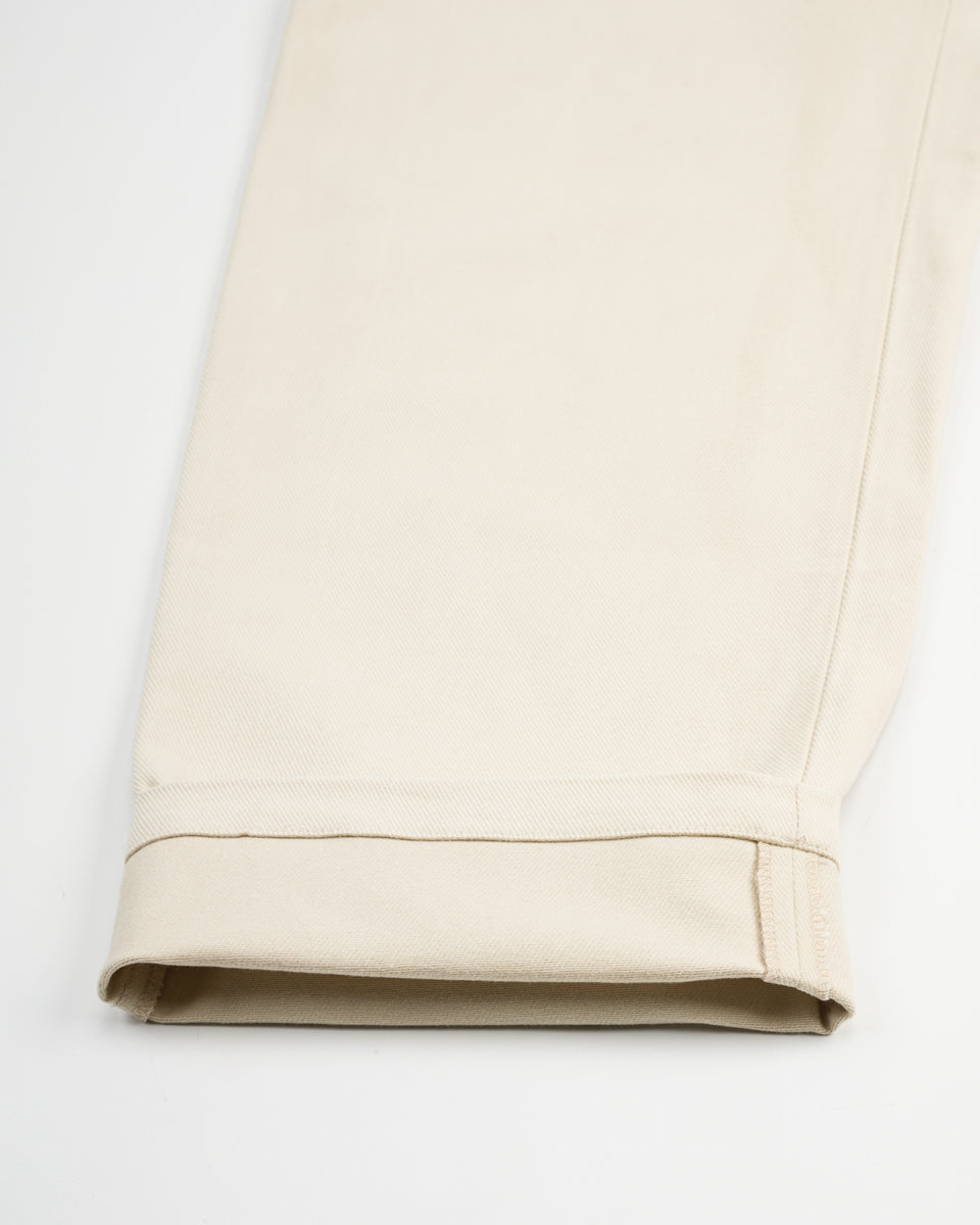 De Bonne Facture Balloon Trousers - Cream Heavy Cotton Drill - Standard & Strange