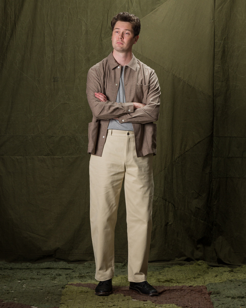 De Bonne Facture Painter Jacket - Taupe Flannel - Standard & Strange