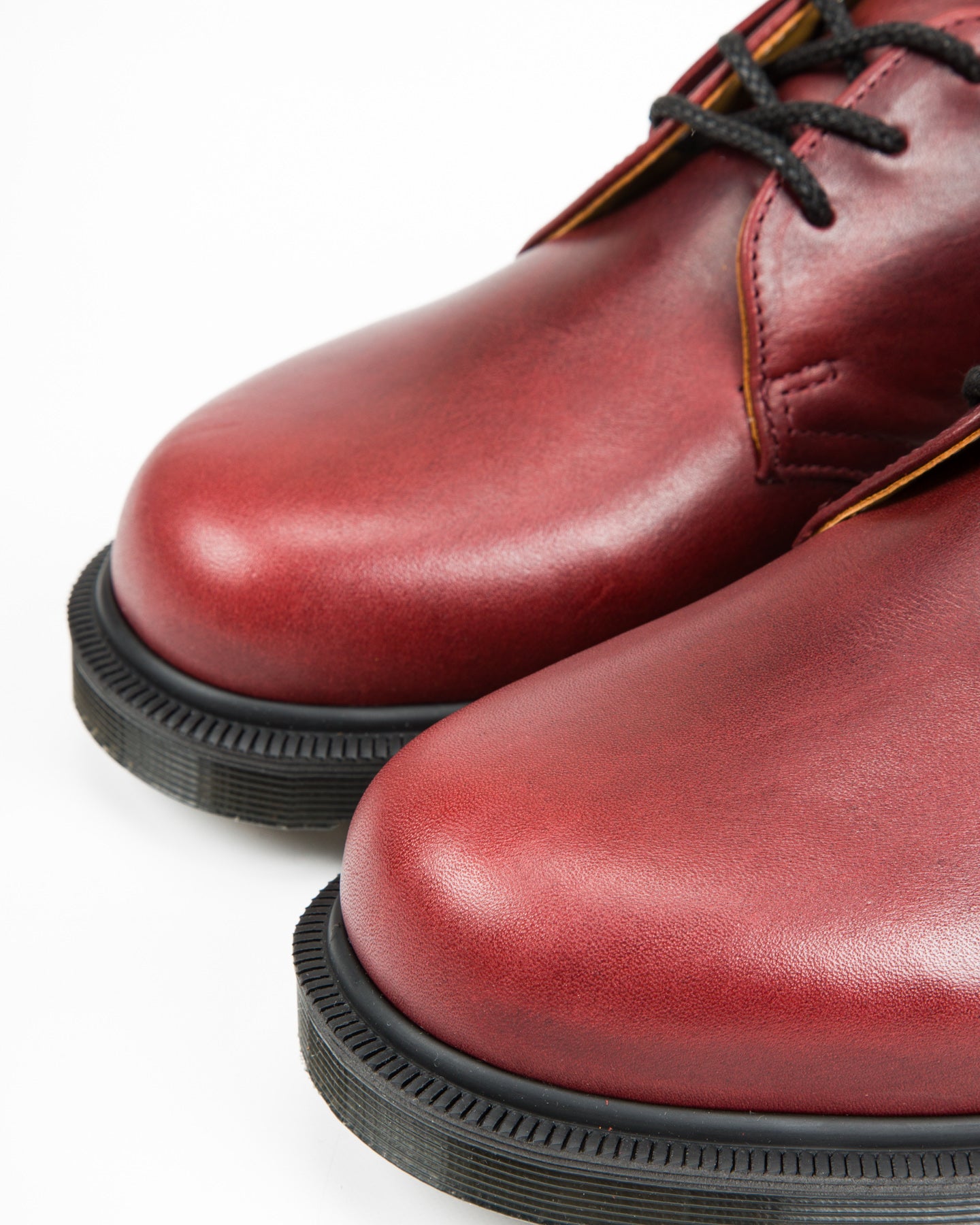 Dr. Martens 1461 Made in England 3-Eye Shoes - Burgundy Classic Calf - Standard & Strange