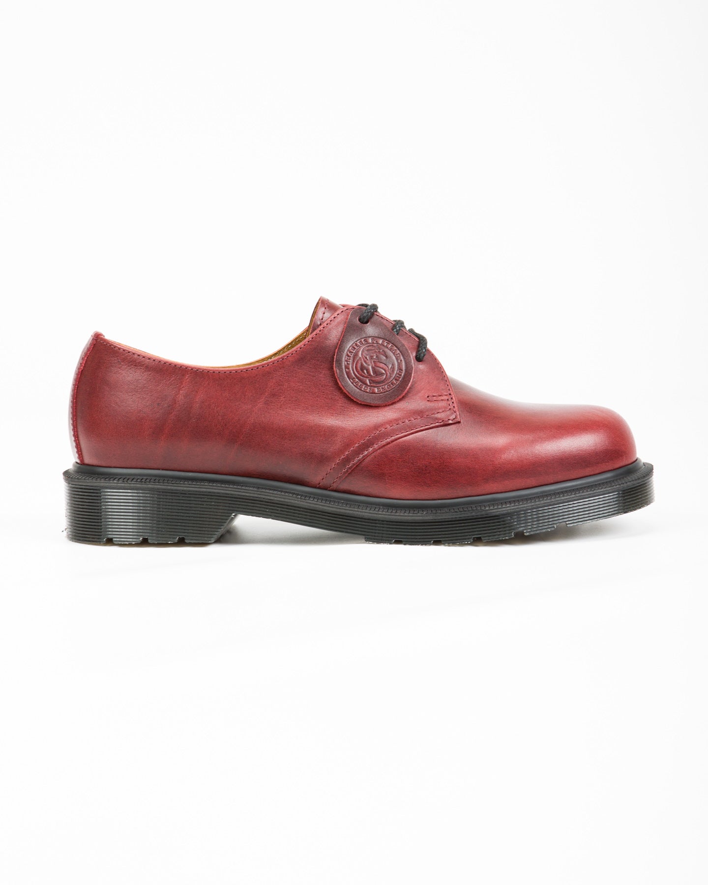Dr. Martens 1461 Made in England 3-Eye Shoes - Burgundy Classic Calf - Standard & Strange