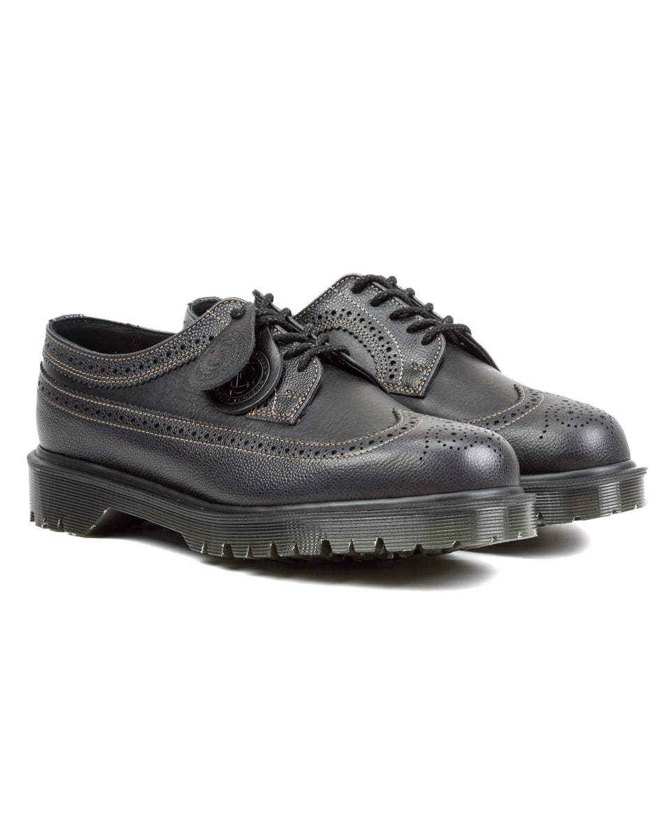 Dr. Martens 3989 Brogue Shoes - Black Westminster - Standard & Strange