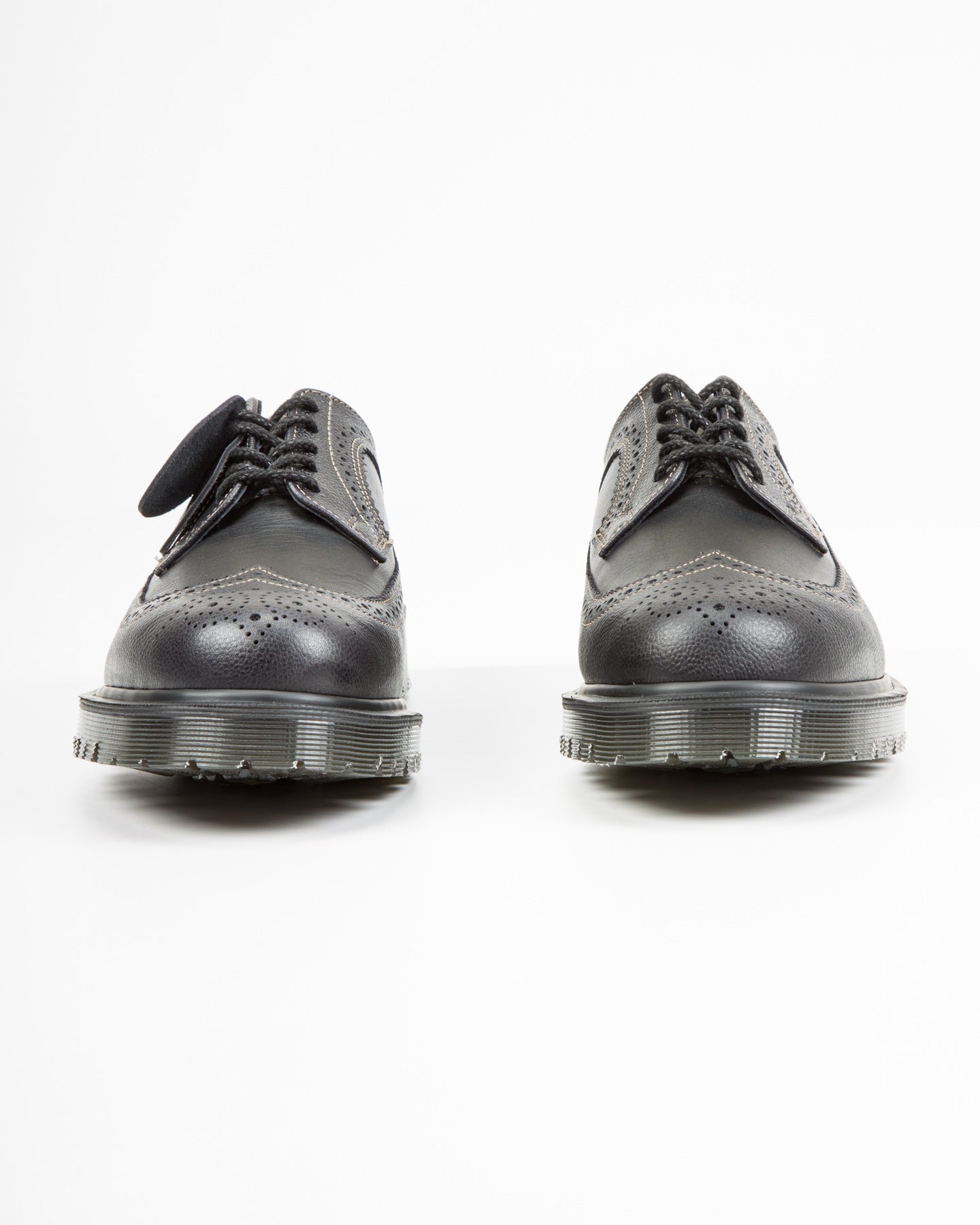 Dr. Martens 3989 Brogue Shoes - Black Westminster - Standard & Strange