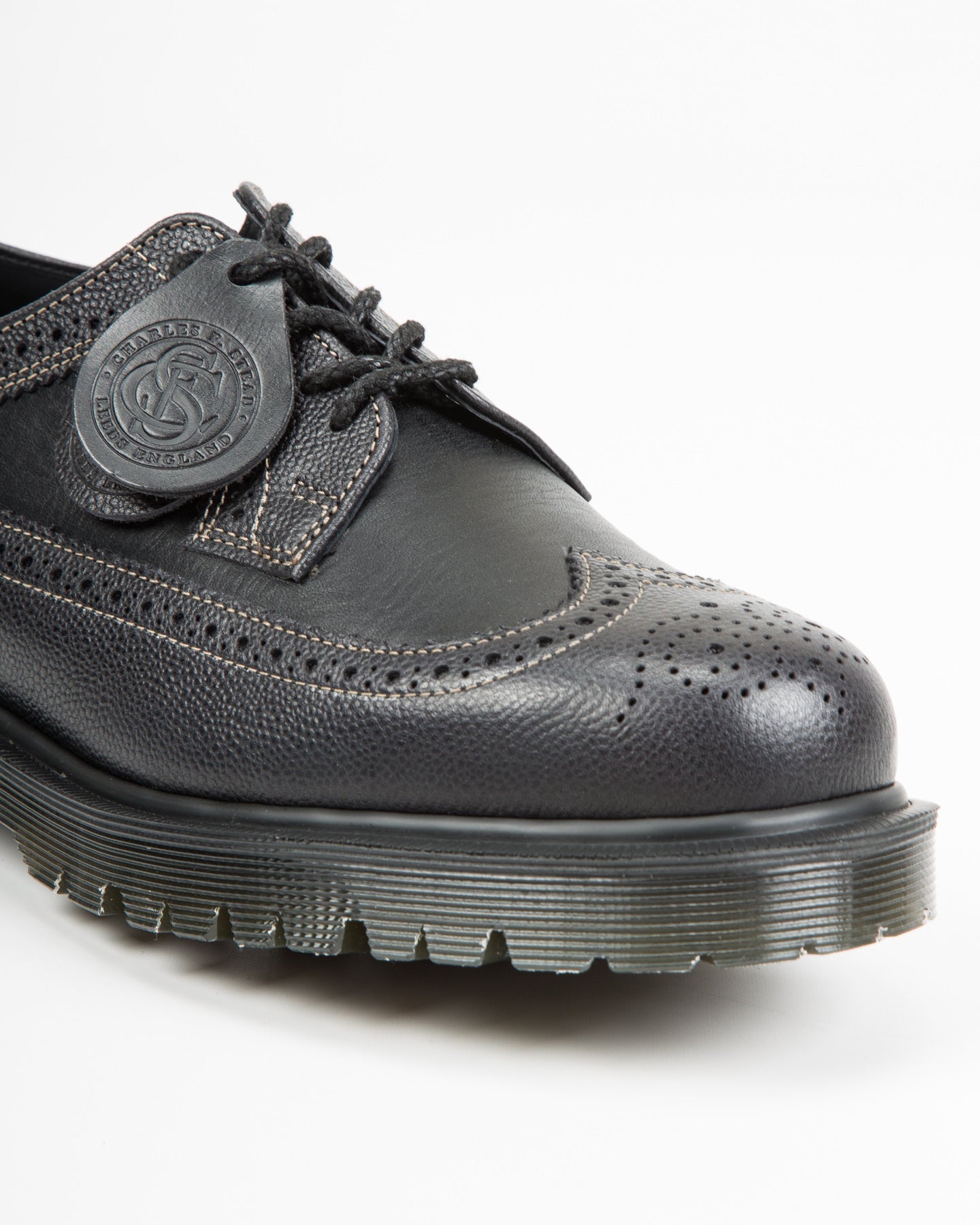Dr. Martens 3989 Brogue Shoes - Black Westminster - Standard & Strange