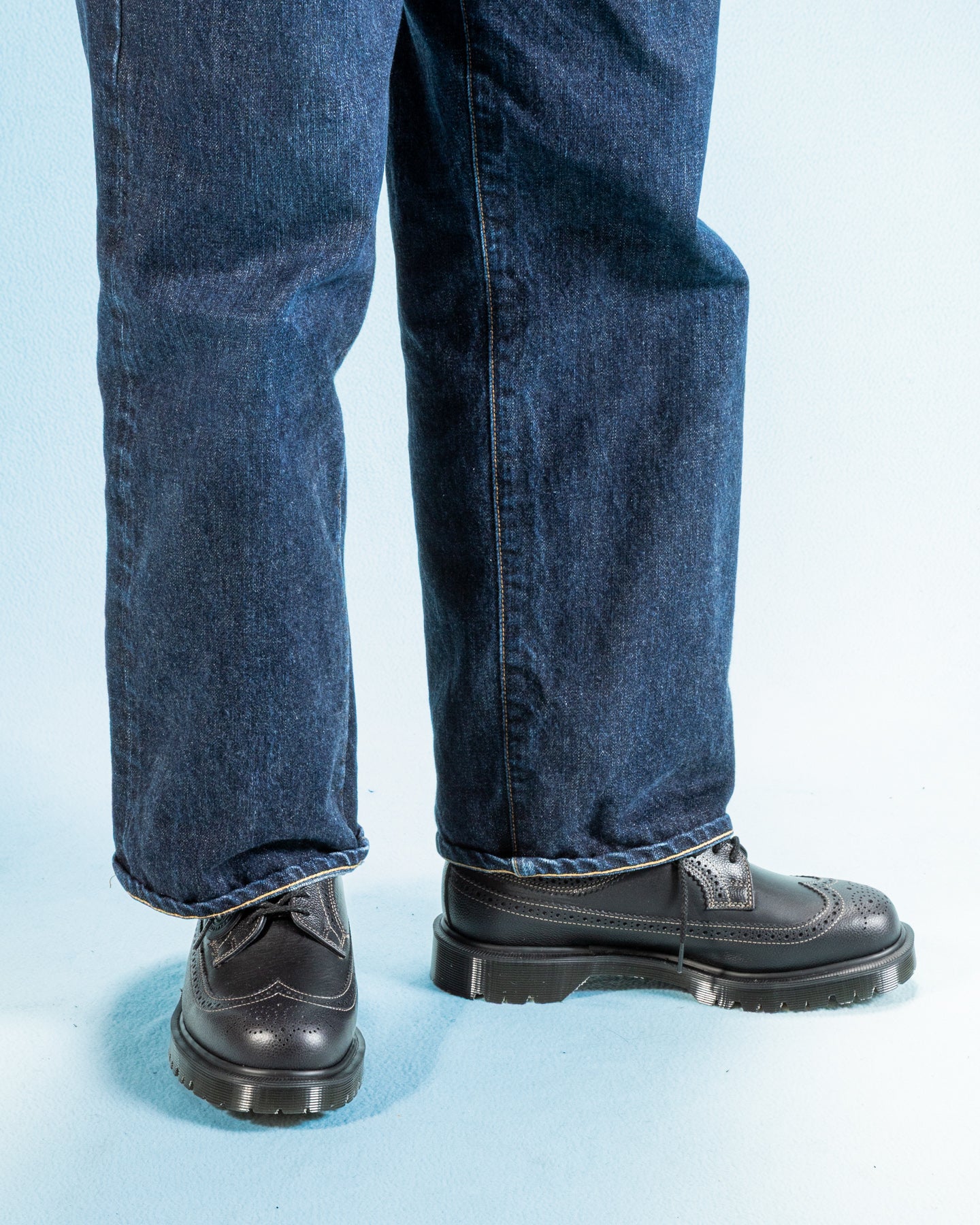 Dr. Martens 3989 Brogue Shoes - Black Westminster - Standard & Strange