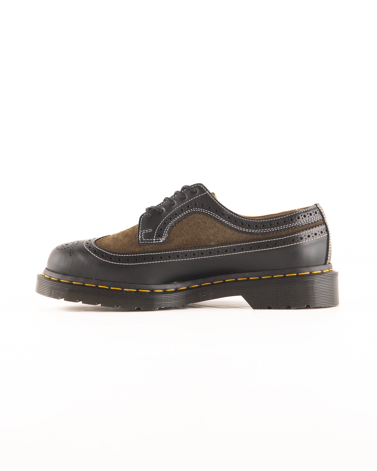 Dr. Martens 3989 Brogue Shoes - Green Multi Leather - Standard & Strange