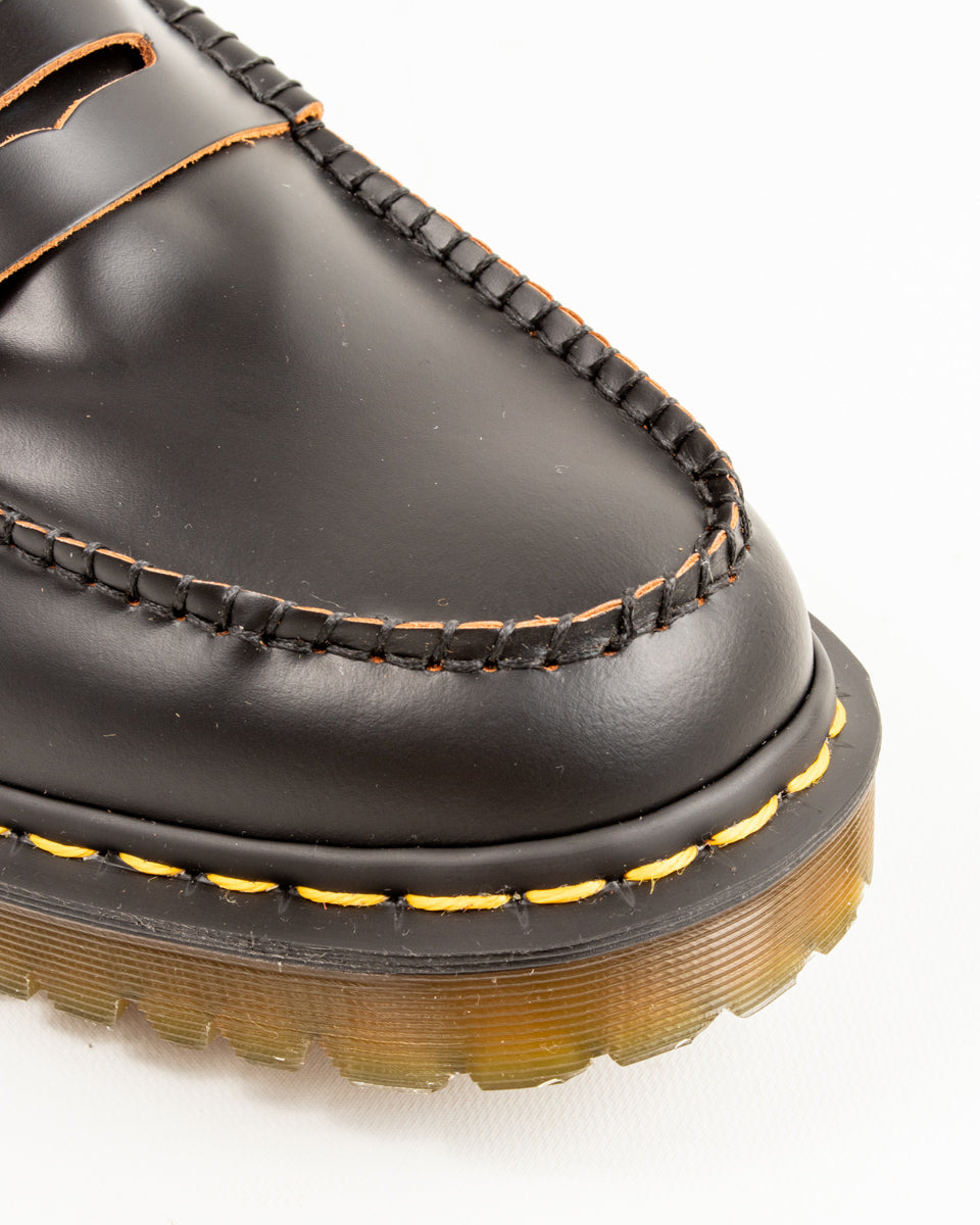 Dr. Martens Penton Bex Made in England Loafers - Black Quilon - Standard & Strange