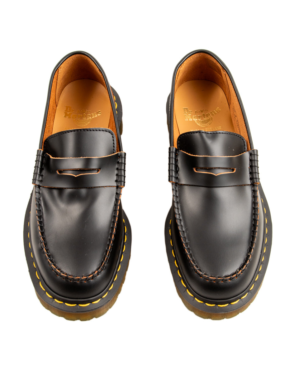 Dr. Martens Penton Bex Made in England Loafers - Black Quilon - Standard & Strange