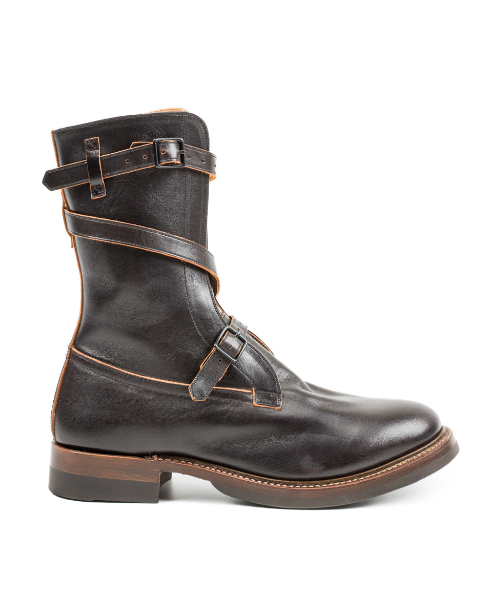 Eastman Leather Clothing Tanker Boots - Black Horsehide - Standard & Strange