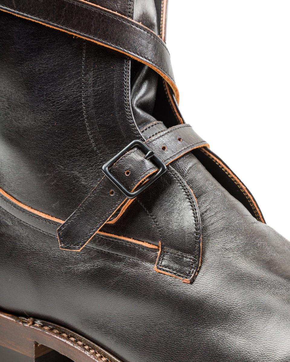 Eastman Leather Clothing Tanker Boots - Black Horsehide - Standard & Strange