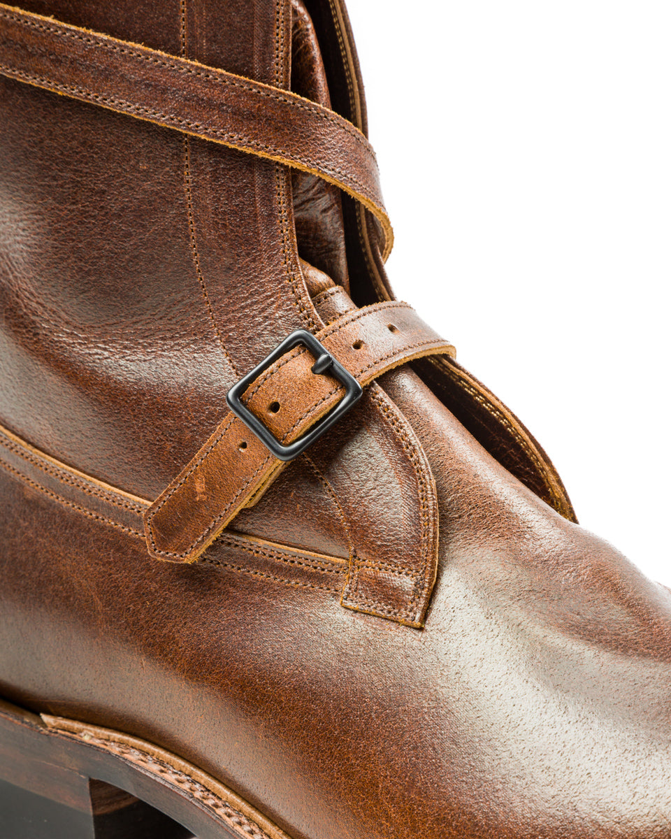 Eastman Leather Clothing Tanker Boots - Havana Burnished Roughout - Standard & Strange