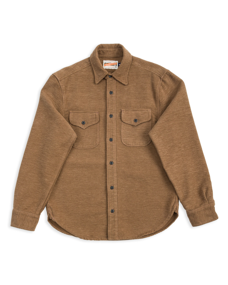 Freenote Wells Workshirt - Brushed Corduroy Tan - Standard & Strange