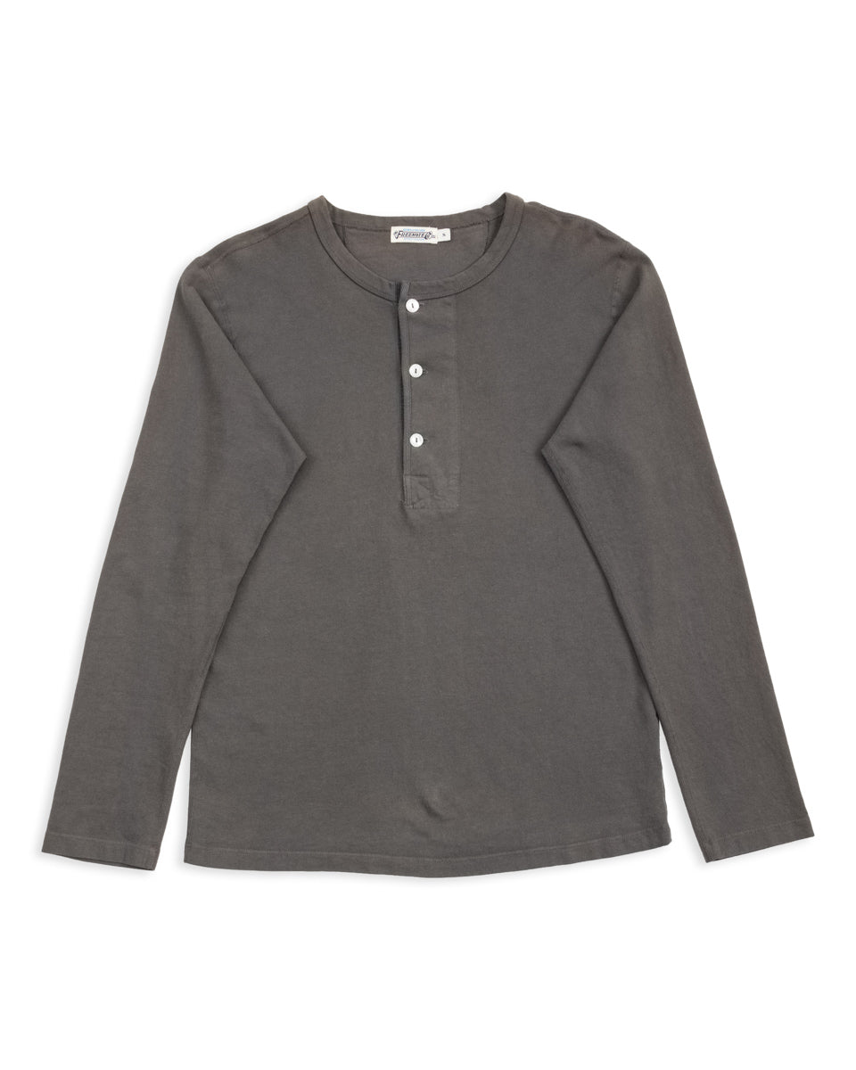 Freenote 13oz Henley L/S - Midnight - Standard & Strange