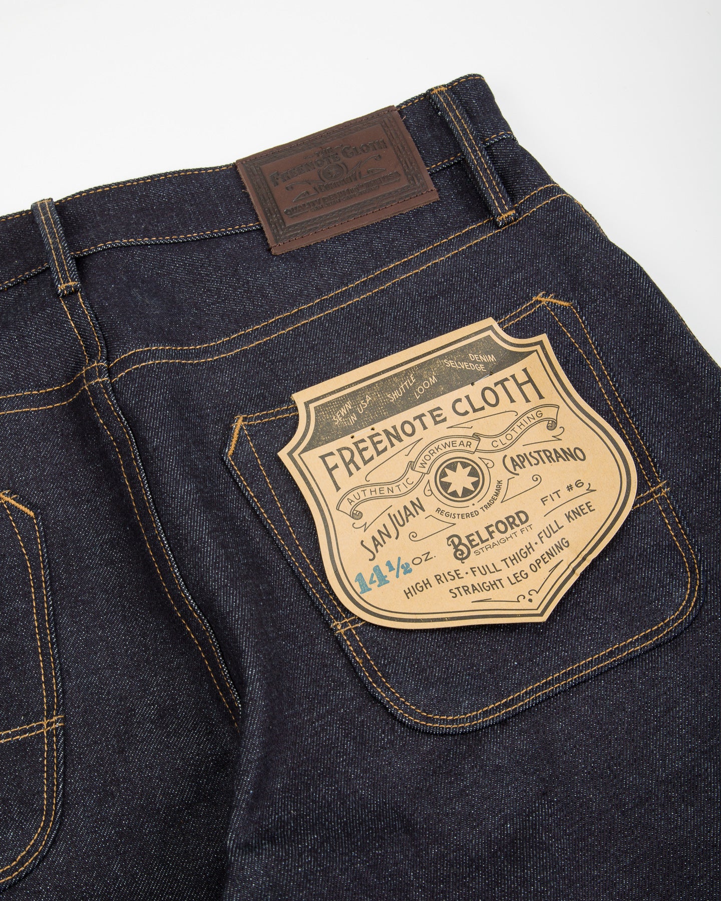 Freenote Belford Straight Fit - 14.5oz Kaihara - Standard & Strange