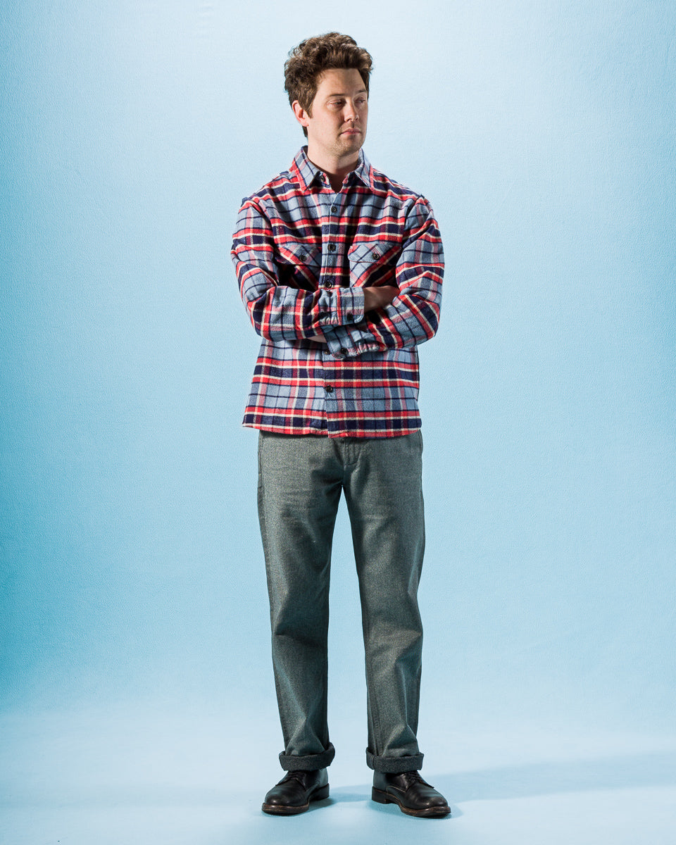 Freenote Benson Shirt - Castle Blue - Standard & Strange