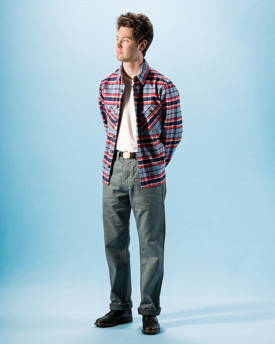 Freenote Benson Shirt - Castle Blue - Standard & Strange