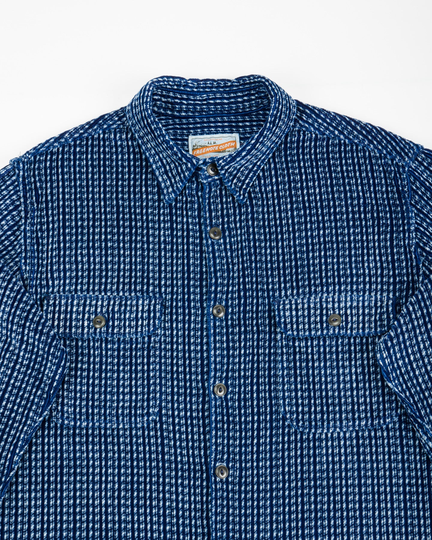 Freenote Benson Shirt - Indigo Corduroy - Standard & Strange