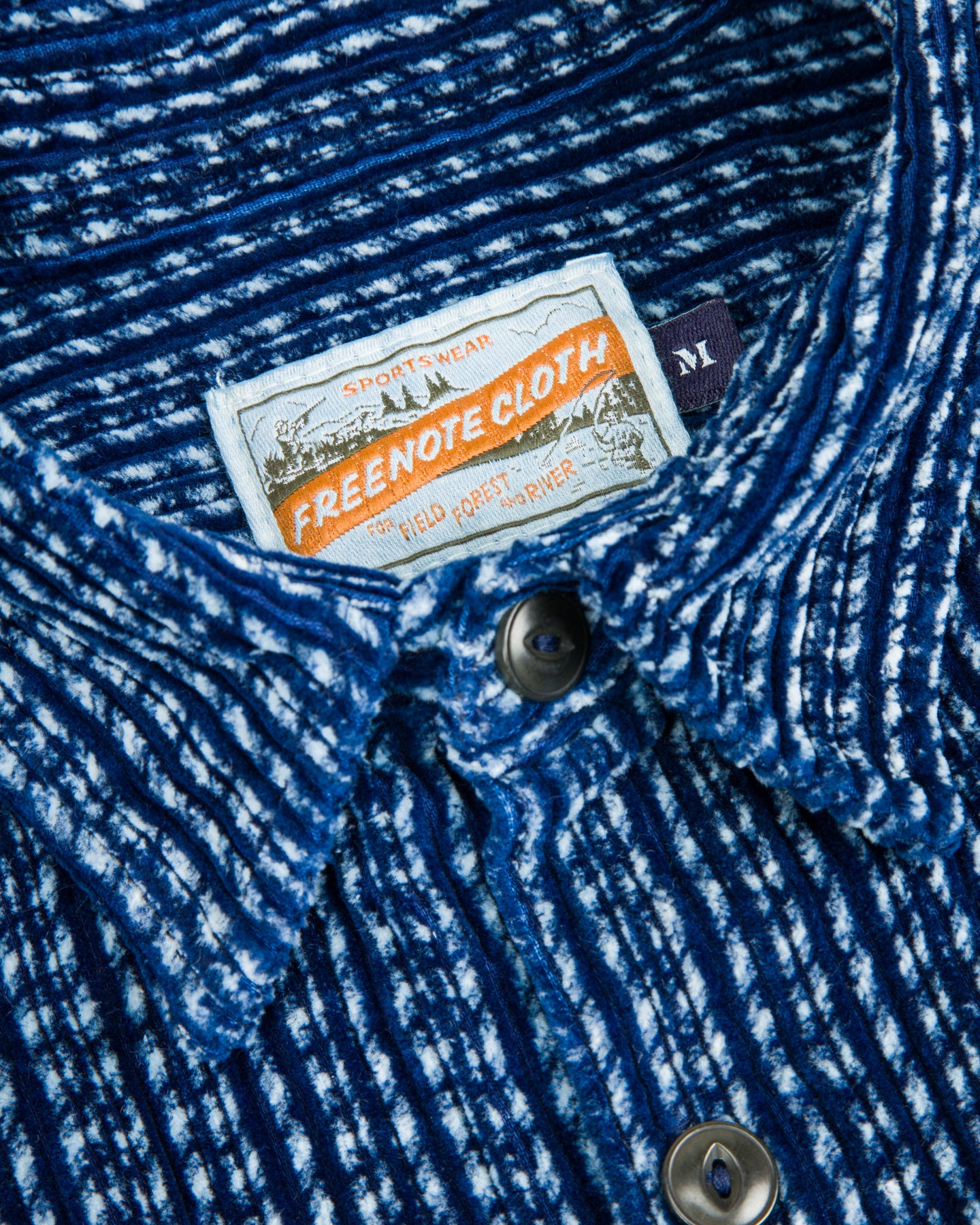 Freenote Benson Shirt - Indigo Corduroy - Standard & Strange