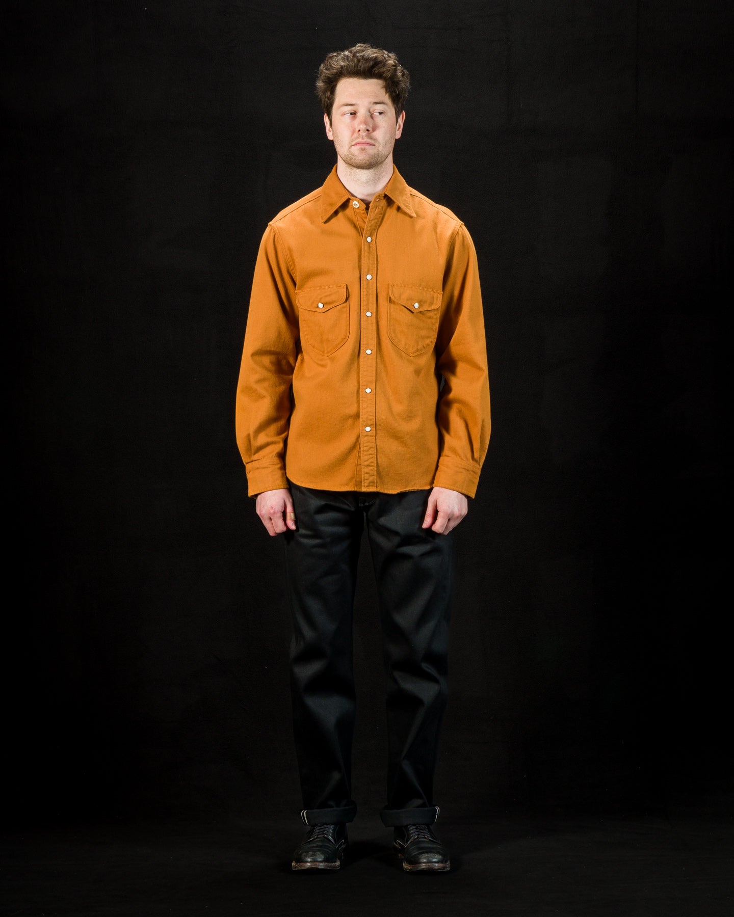 Bodie Shirt - Gold Twill
