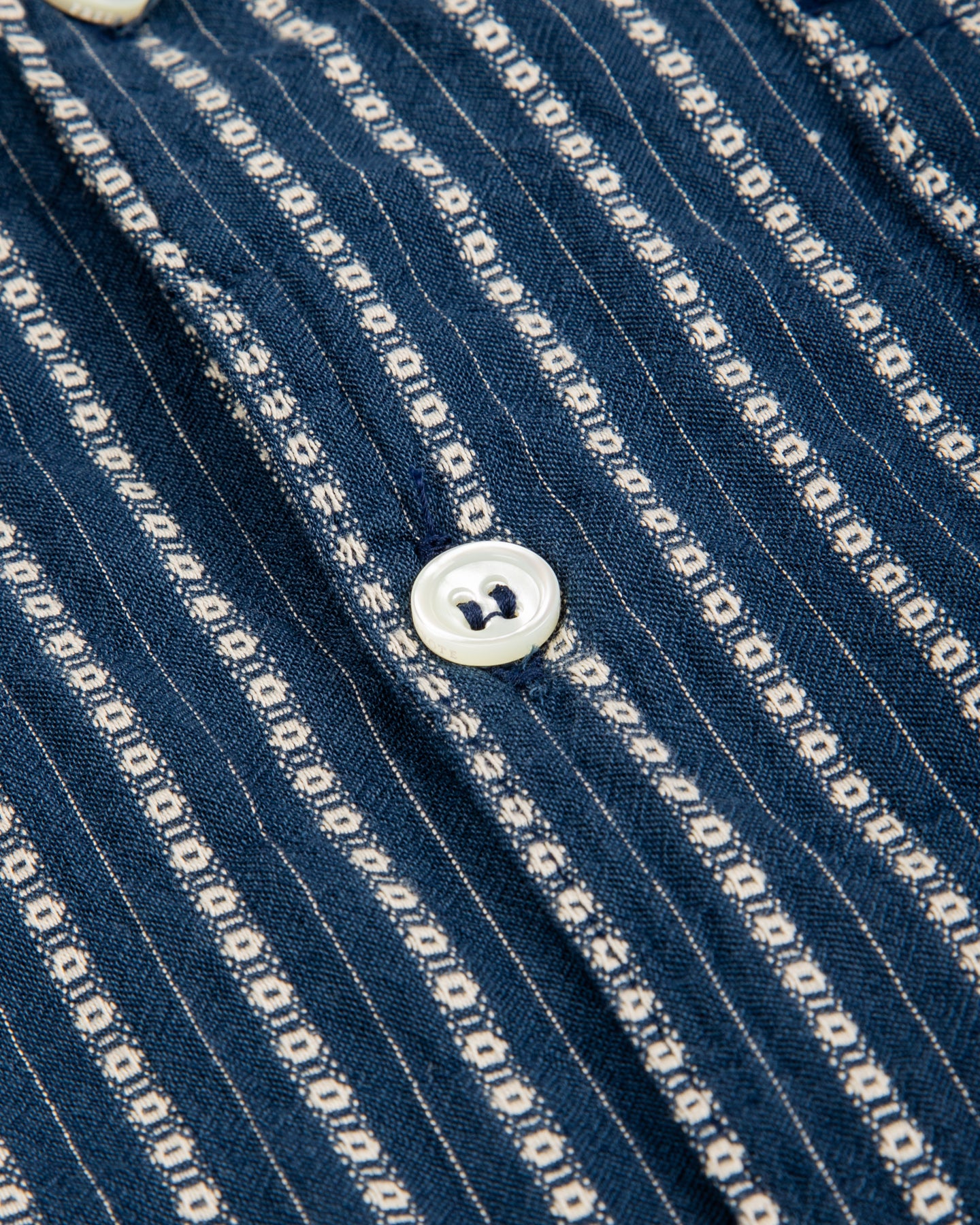 Freenote Cayucos S/S Shirt - Jacquard Navy - Standard & Strange