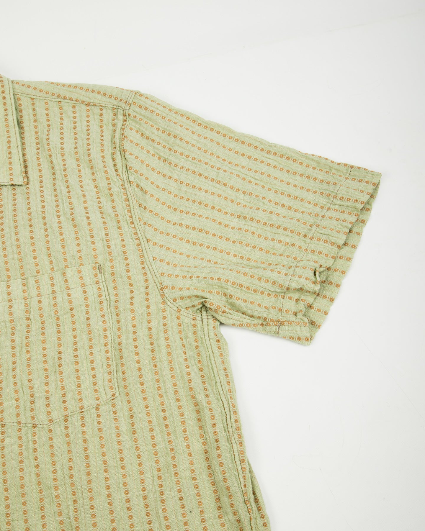 Freenote Cayucos S/S Shirt - Jacquard Sage - Standard & Strange