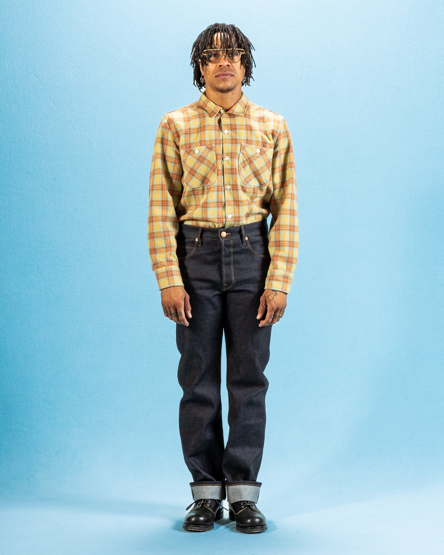 Freenote Dayton Shirt L/S - Goldtail Wool - Standard & Strange