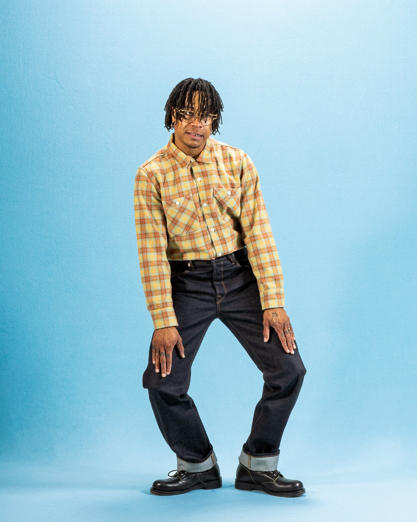 Freenote Dayton Shirt L/S - Goldtail Wool - Standard & Strange