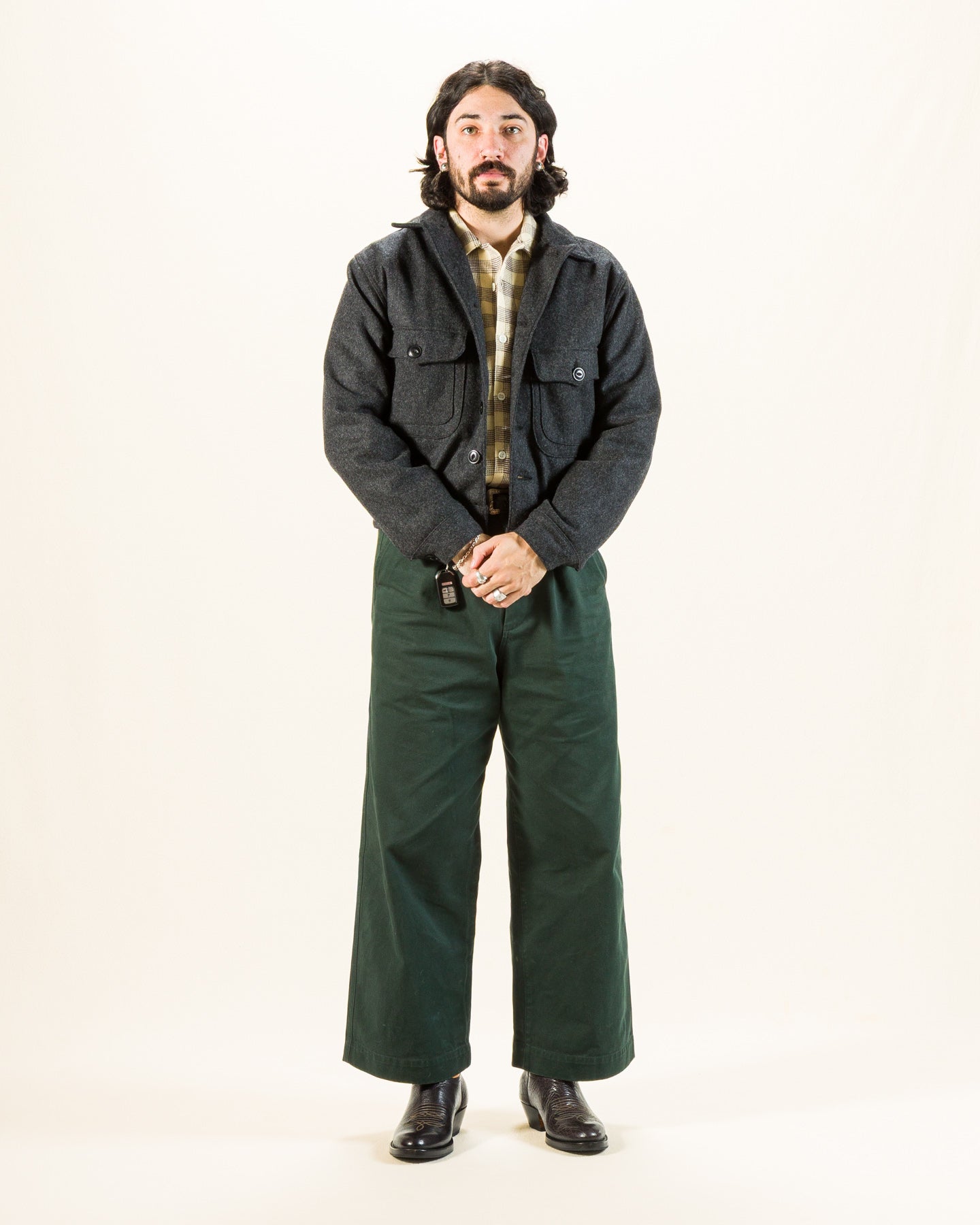 Freenote Grafton Jacket - Black Wool - Standard & Strange