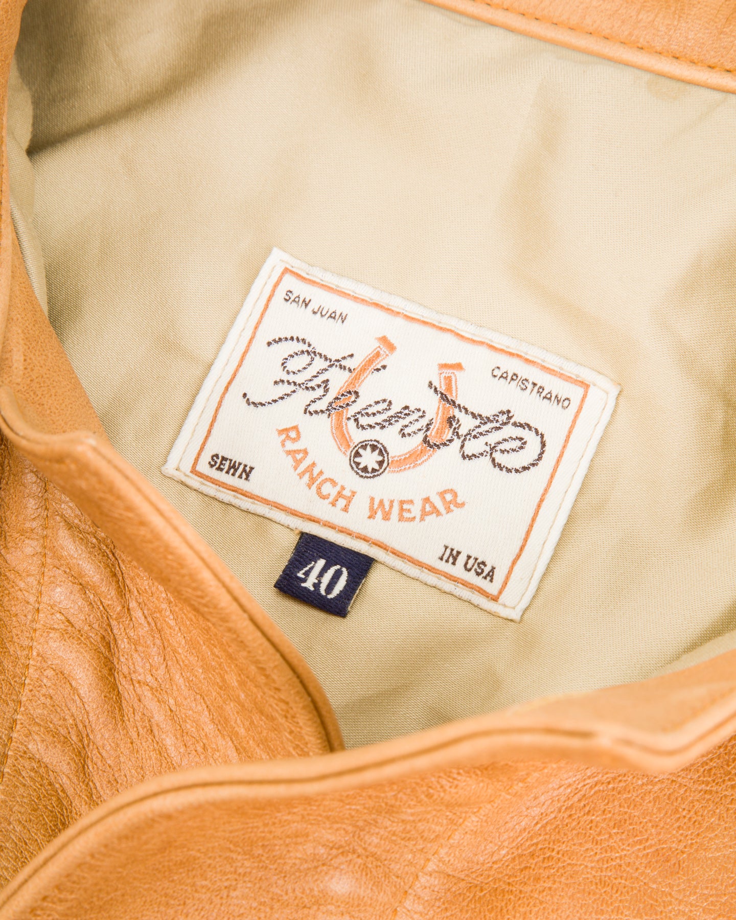 Freenote Grafton Leather Jacket - Tan Horsehide - Standard & Strange