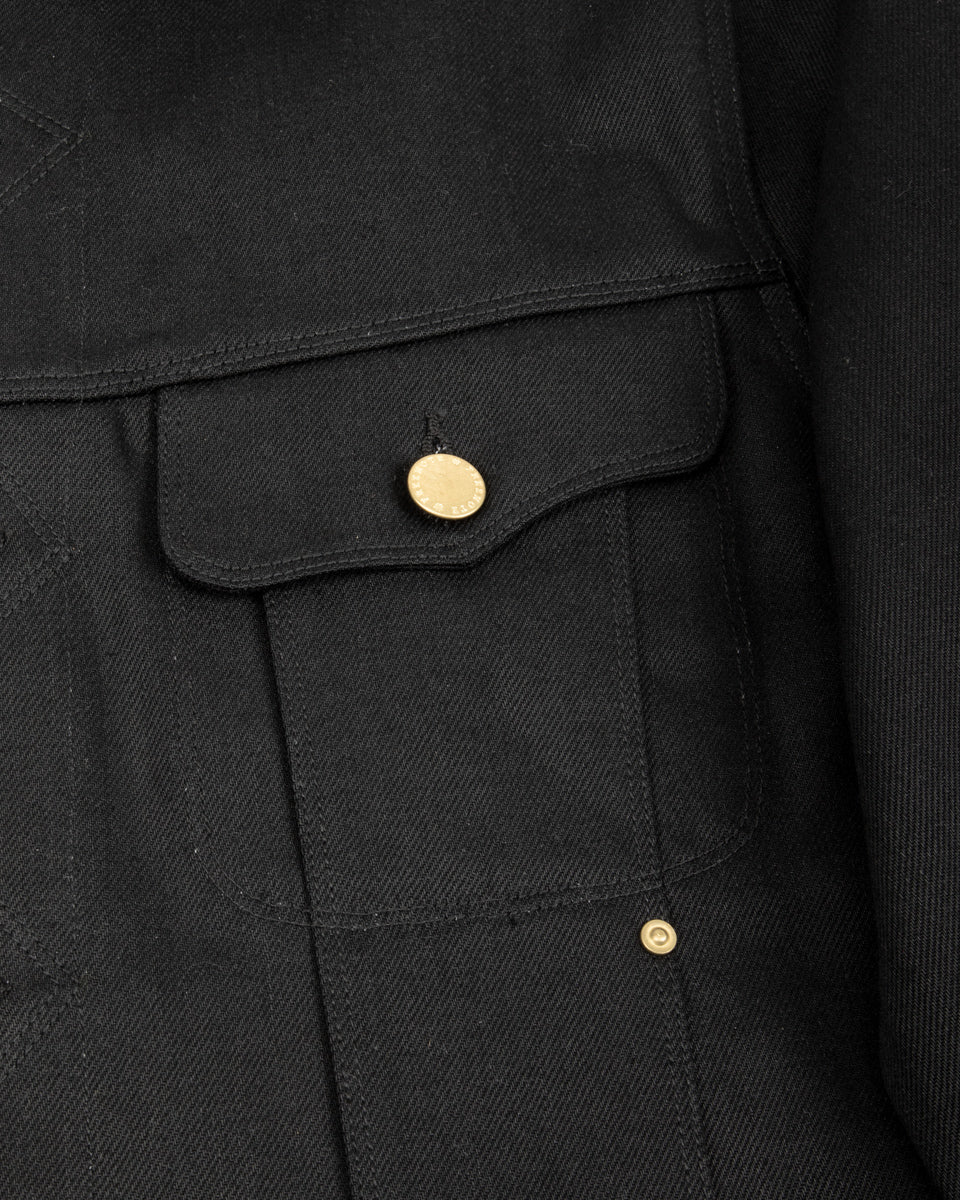 Freenote High Low Jacket - Aces High 14oz Black - Standard & Strange