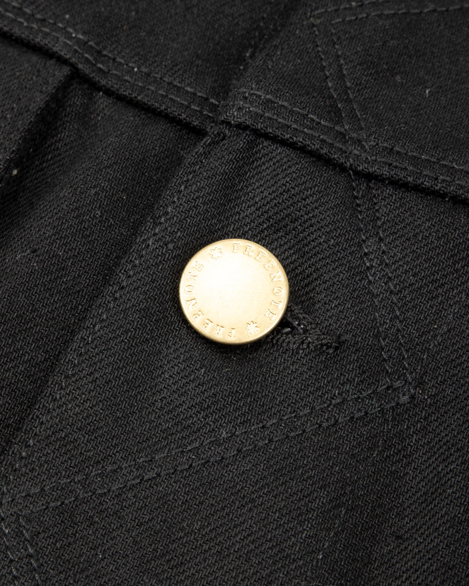 Freenote High Low Jacket - Aces High 14oz Black - Standard & Strange