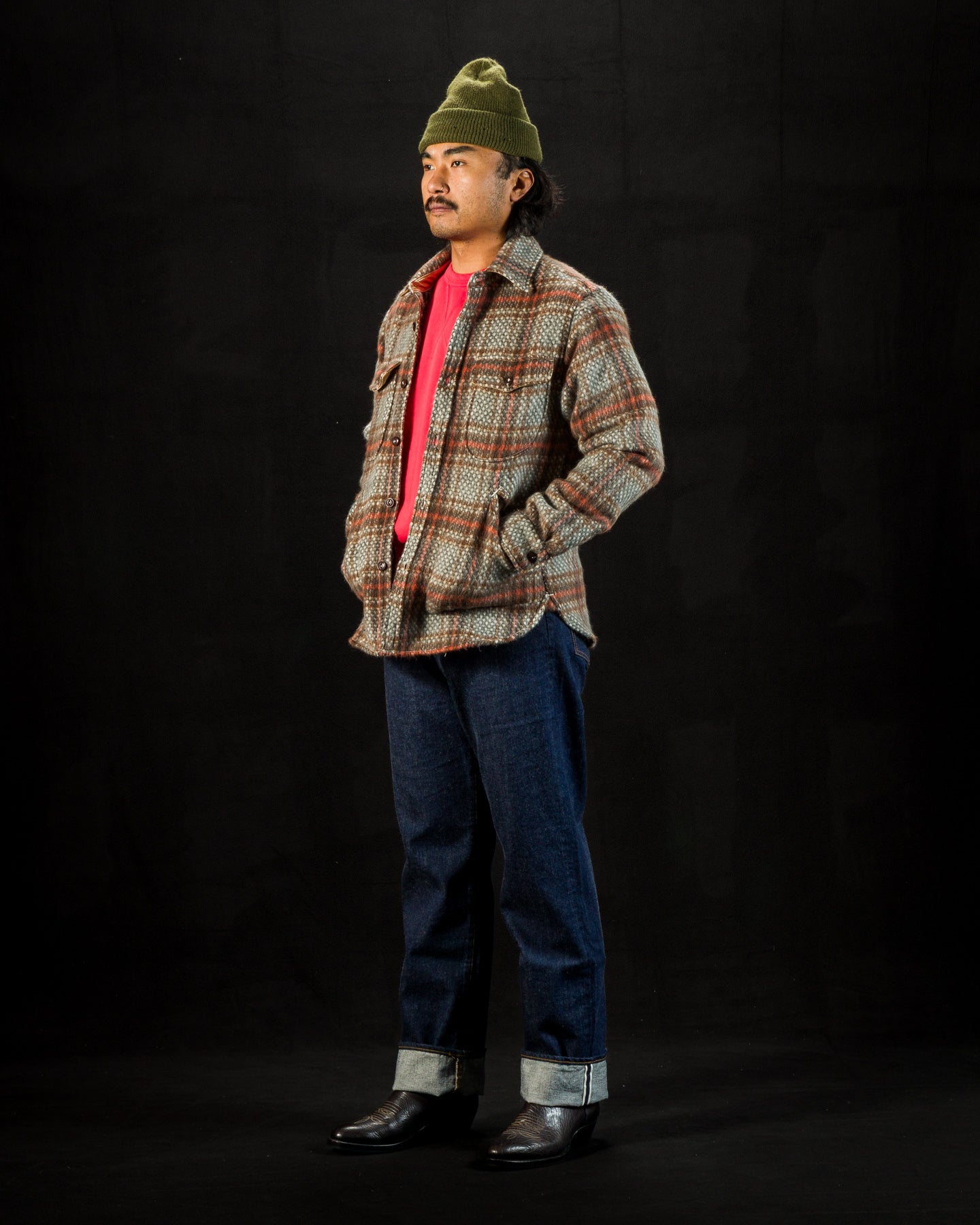 Mendon Overshirt - Hexagon Dobby Wool Plaid