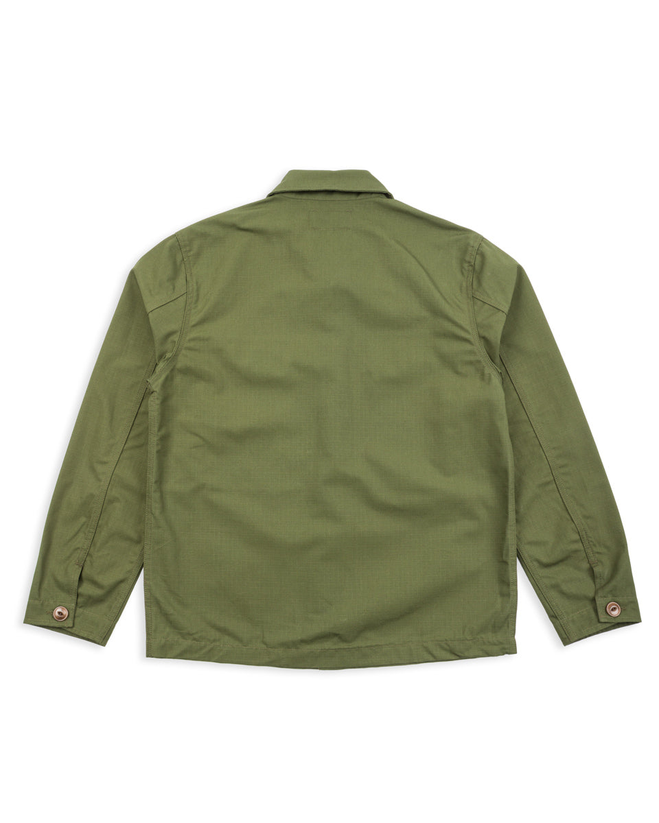 Freenote Midway CPO Shirt - Olive Ripstop - Standard & Strange