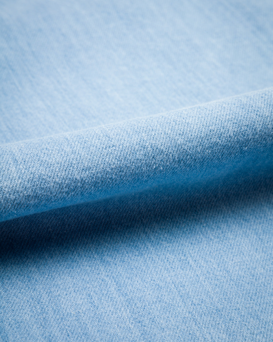 Freenote Modern Western Shirt - 11oz Bleached Denim / Turquoise - Standard & Strange