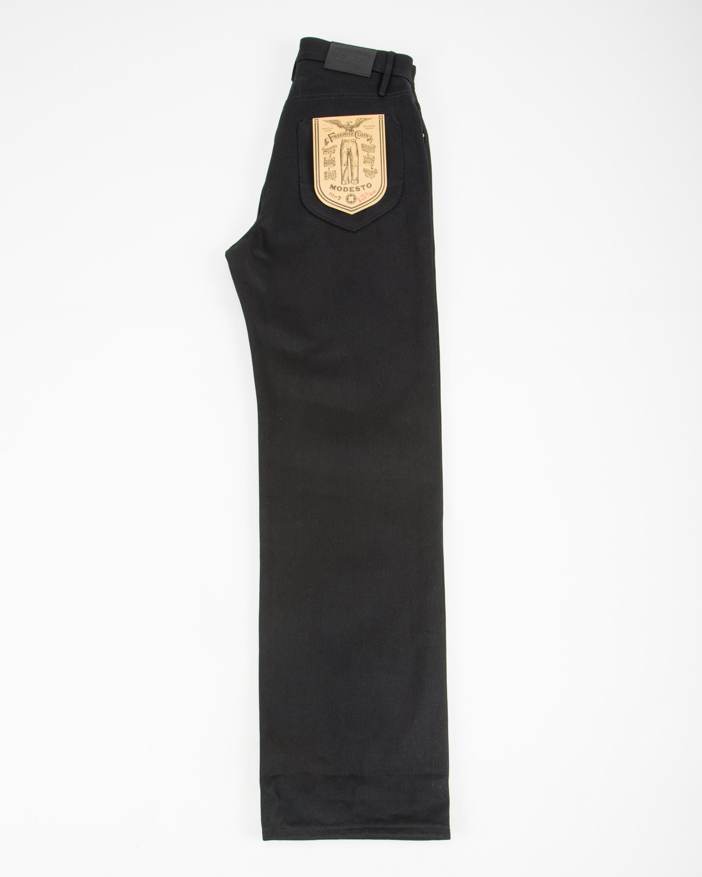 Freenote Modesto Straight Fit - 15.75oz Black/Black - Standard & Strange