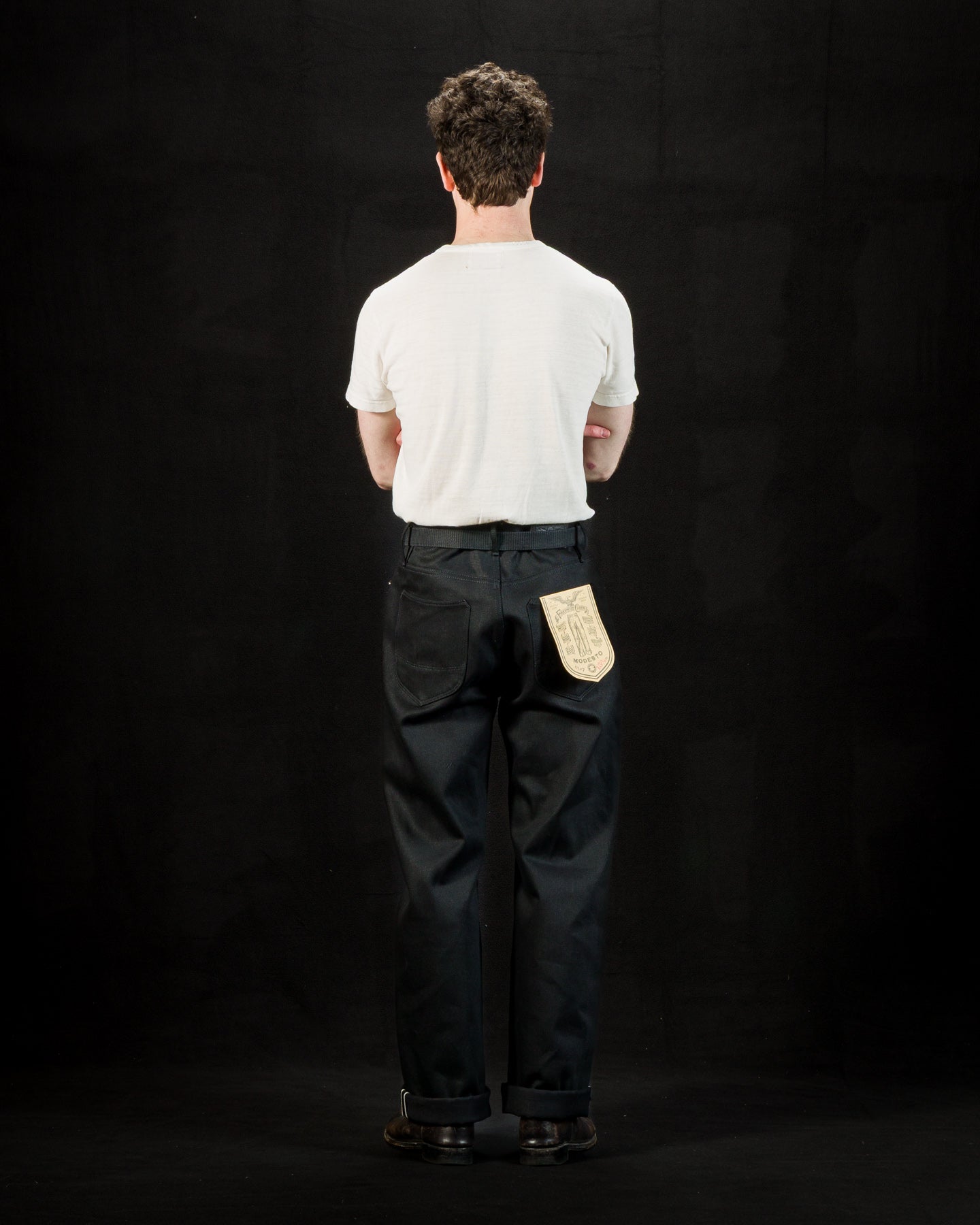 Freenote Modesto Straight Fit - 15.75oz Black/Black - Standard & Strange