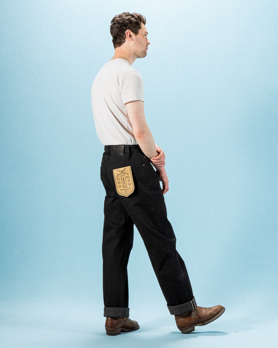 Freenote Modesto Straight Fit - 14.25oz Black/Gray - Standard & Strange