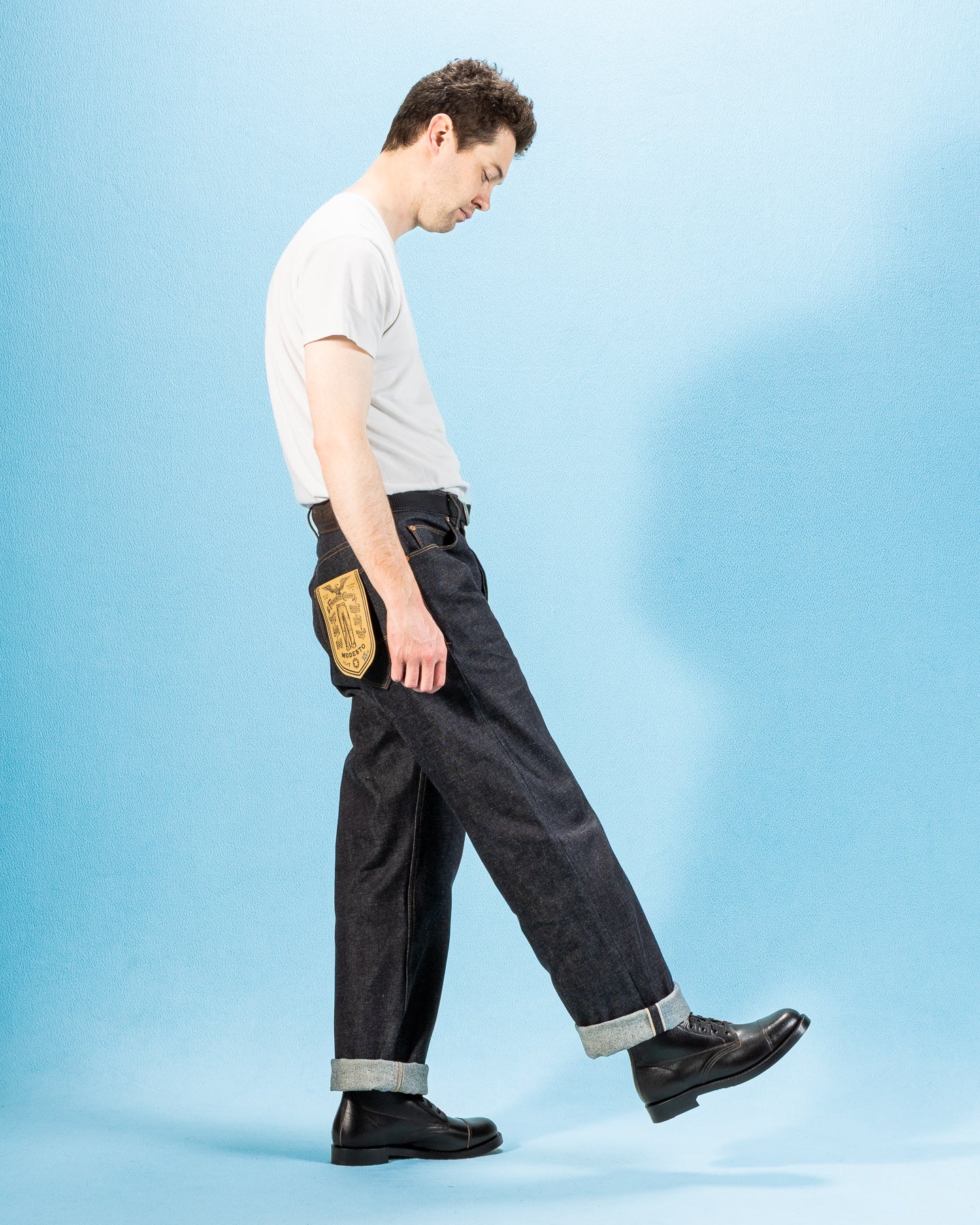 Freenote Modesto Workwear Cut - 15oz Kaihara Unsinged Denim - Standard & Strange