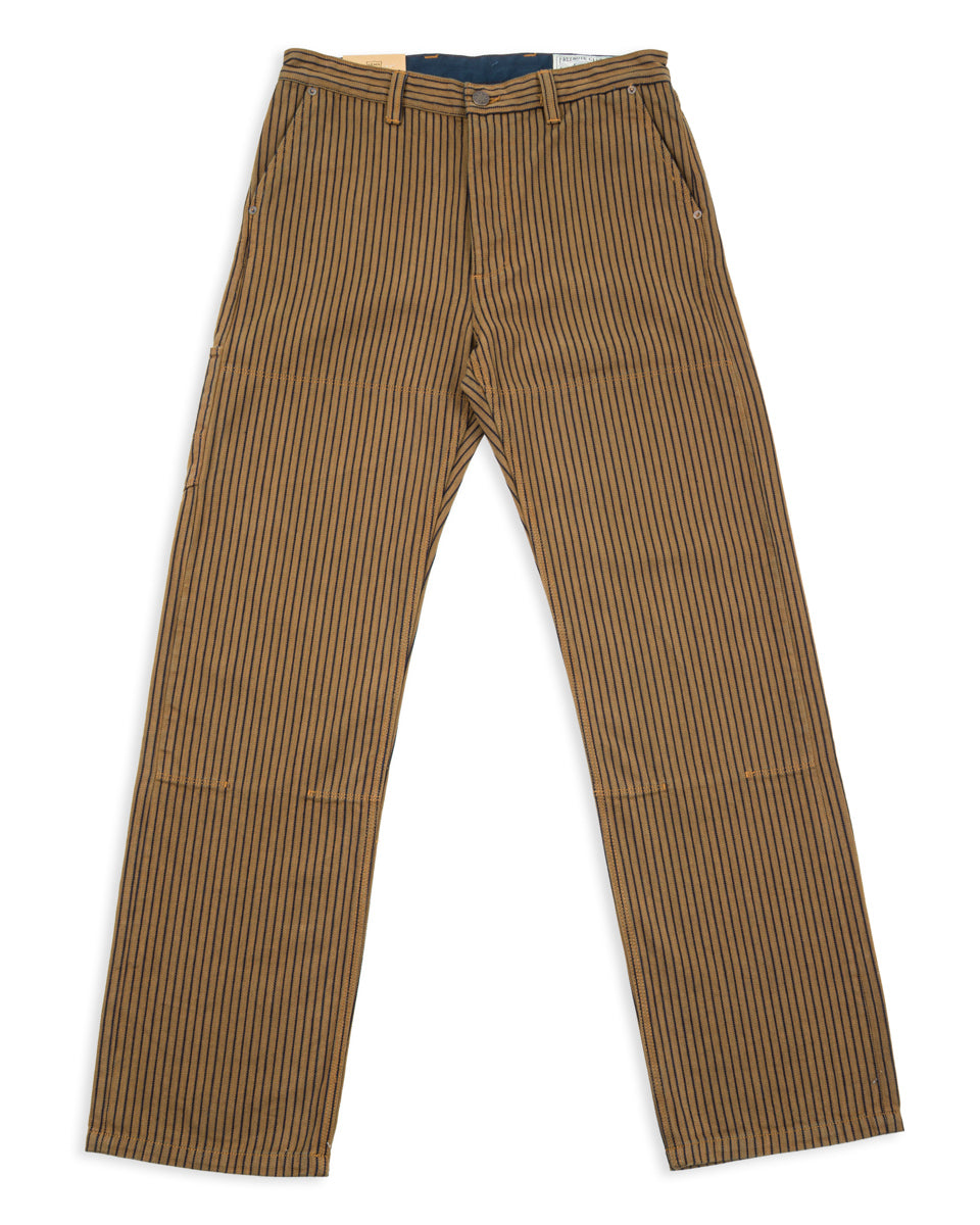 Freenote Ortega Pant - Brown Herringbone Dobby - Standard & Strange