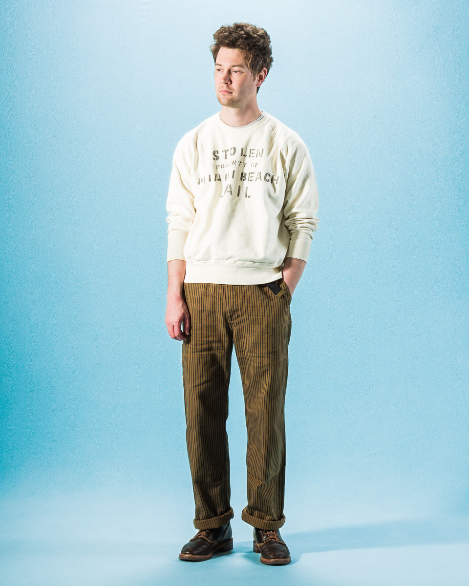 Freenote Ortega Pant - Brown Herringbone Dobby - Standard & Strange