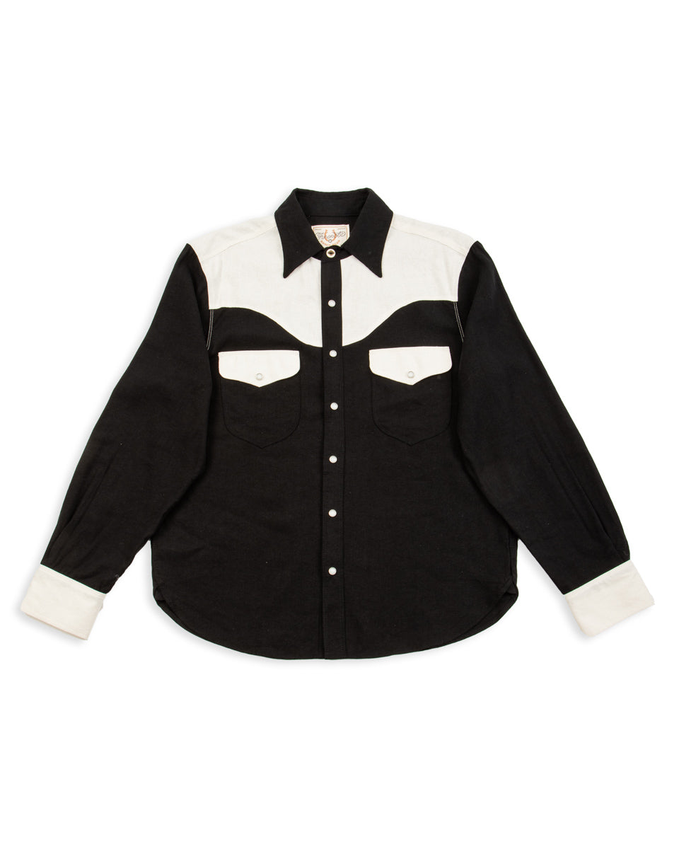 Freenote Packard Western Shirt - Black Combo - Standard & Strange