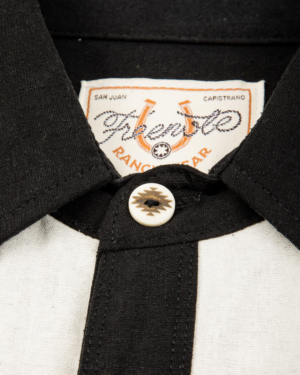 Freenote Packard Western Shirt - Black Combo - Standard & Strange